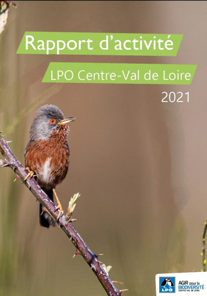 Couverture du Rapport d'activité LPO Centre-Val de Loire 221